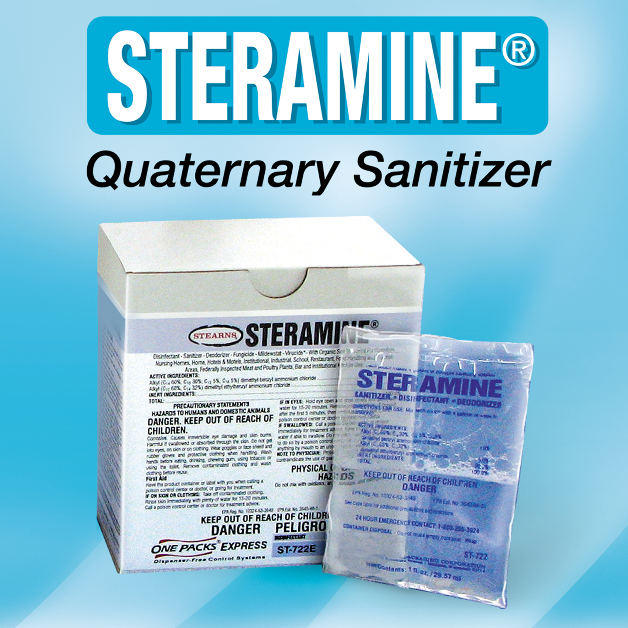 Ozark River Holdings, LLC, Steramine Express Pack, Model# Steramine Express Pack